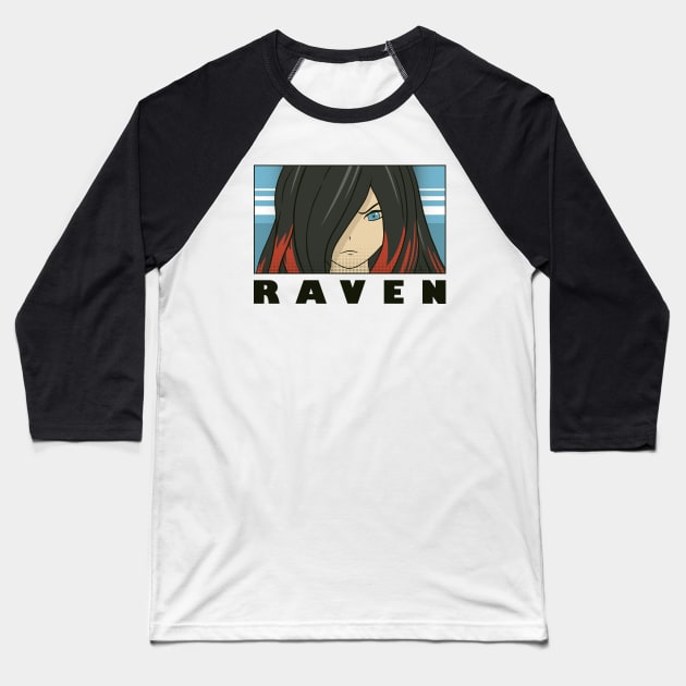 Raven Baseball T-Shirt by Alundrart